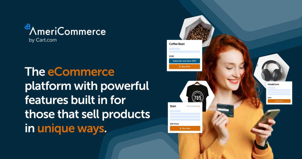 B2B Ecommerce Platform AmeriCommerce by Cart